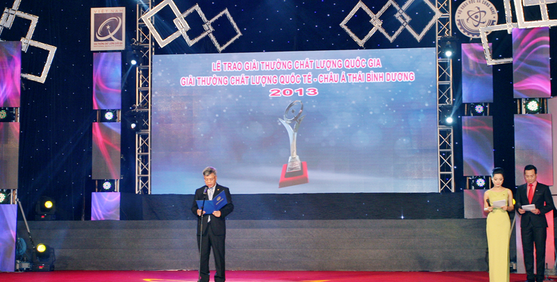 Giaỉ thưởng chất lượng quốc gia 2013
